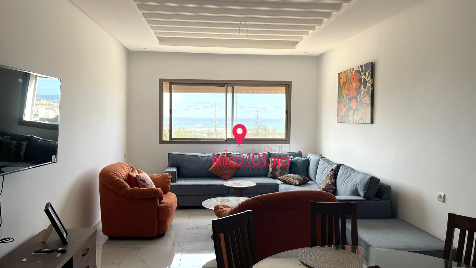 Location appartement avec vue sur mer à Harhoura ZLLAM2397